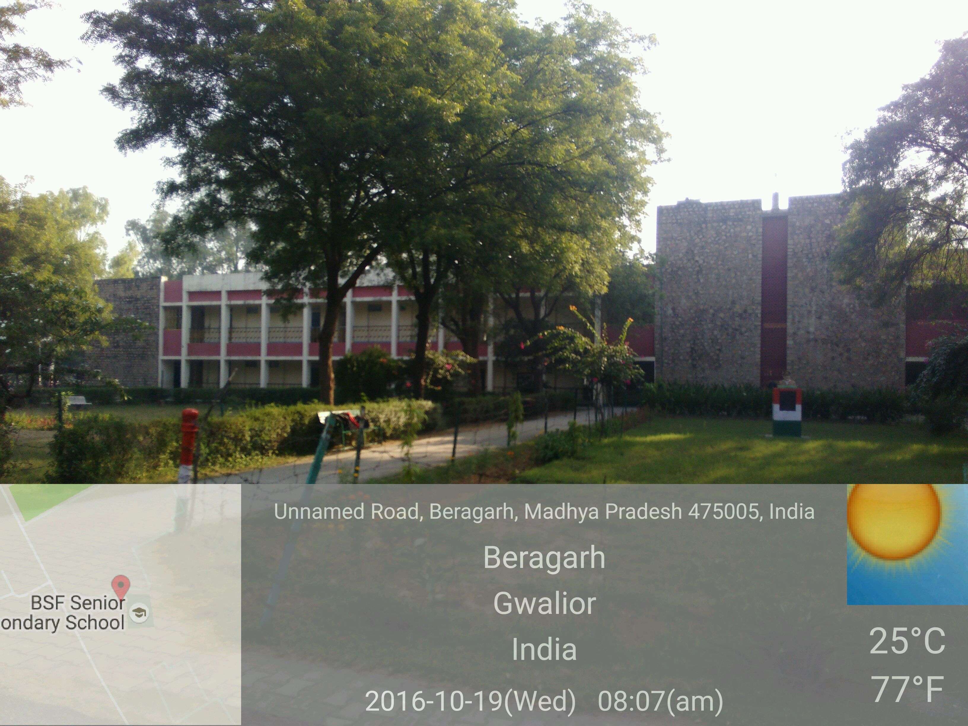 BSF SR SEC SCHOOL TEKANPUR BSF ACADEMY CAMPUS PO GWALIOR DISTT MADHYA PRADESH 1030015