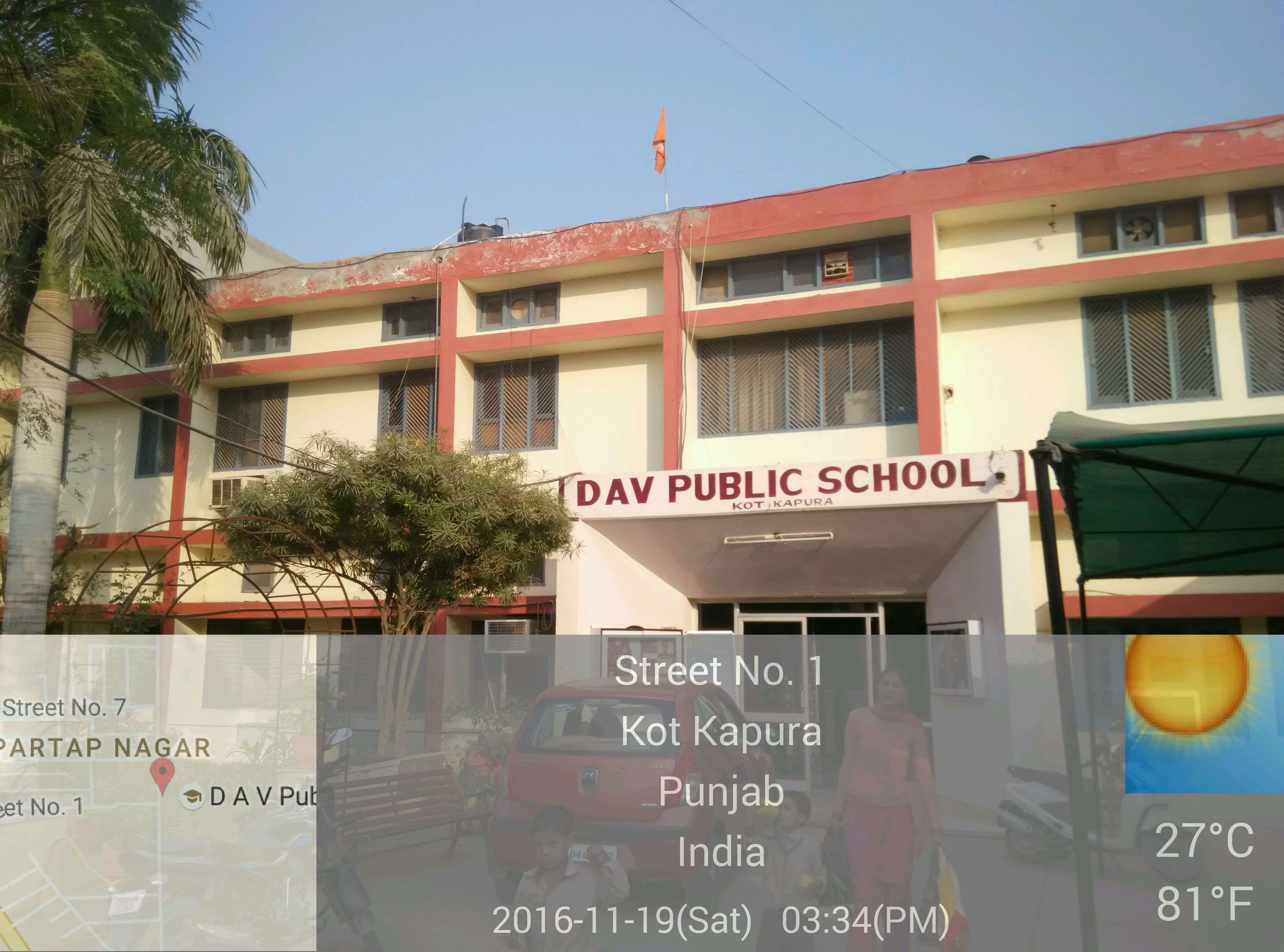 D A V PUBLIC SCHOOL KOTKAPURA SIKHAM WALA ROAD DISTT FARIDKOT PUNJAB 1630101