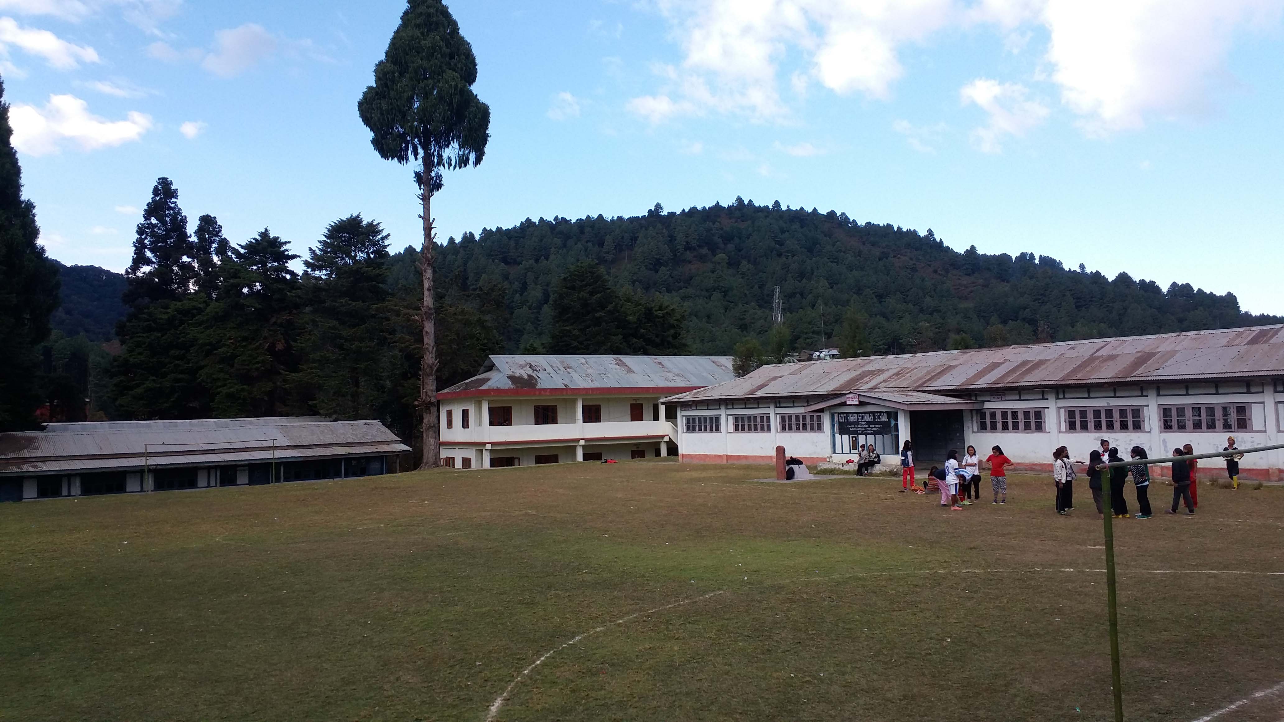 GOVT HR SEC SCHOOL ZIRO DT LOWER SUBANSIRI ARUNACHAL PRADESH 2220003