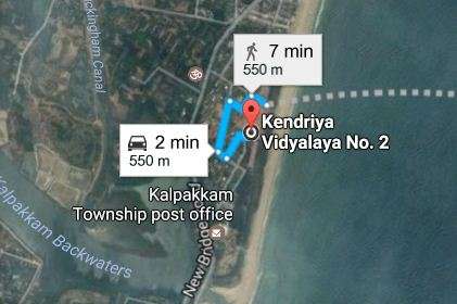 KENDRIYA VIDYALAYA NO 2 SADRAS D A E TOWNSHIP KALPAKKAM DISTT KANCHEEPURAM TAMIL NADU 1900021