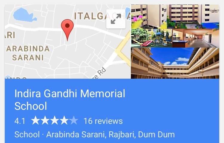 INDIRA GANDHI MEMORIAL HIGH SCHOOL 456 P K GUHA ROAD DUM DUM CALCUTTA 2430026
