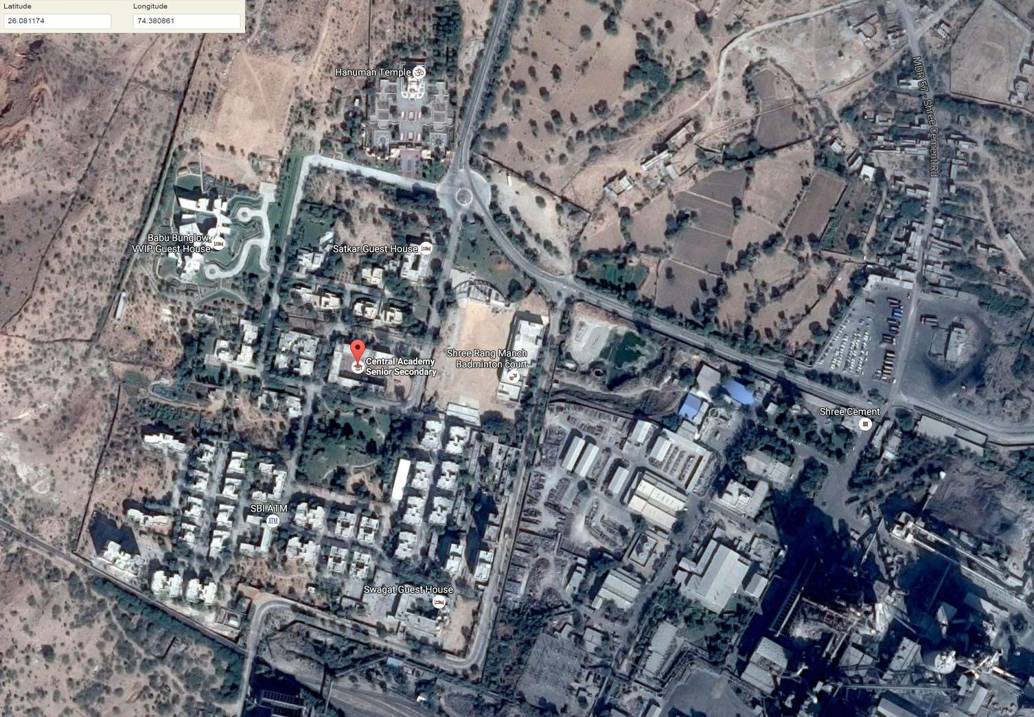 CENTRAL ACADEMY SR SEC SCHOOL SHRI CEMENT LTD BEAWAR RAJASTHAN 1730300