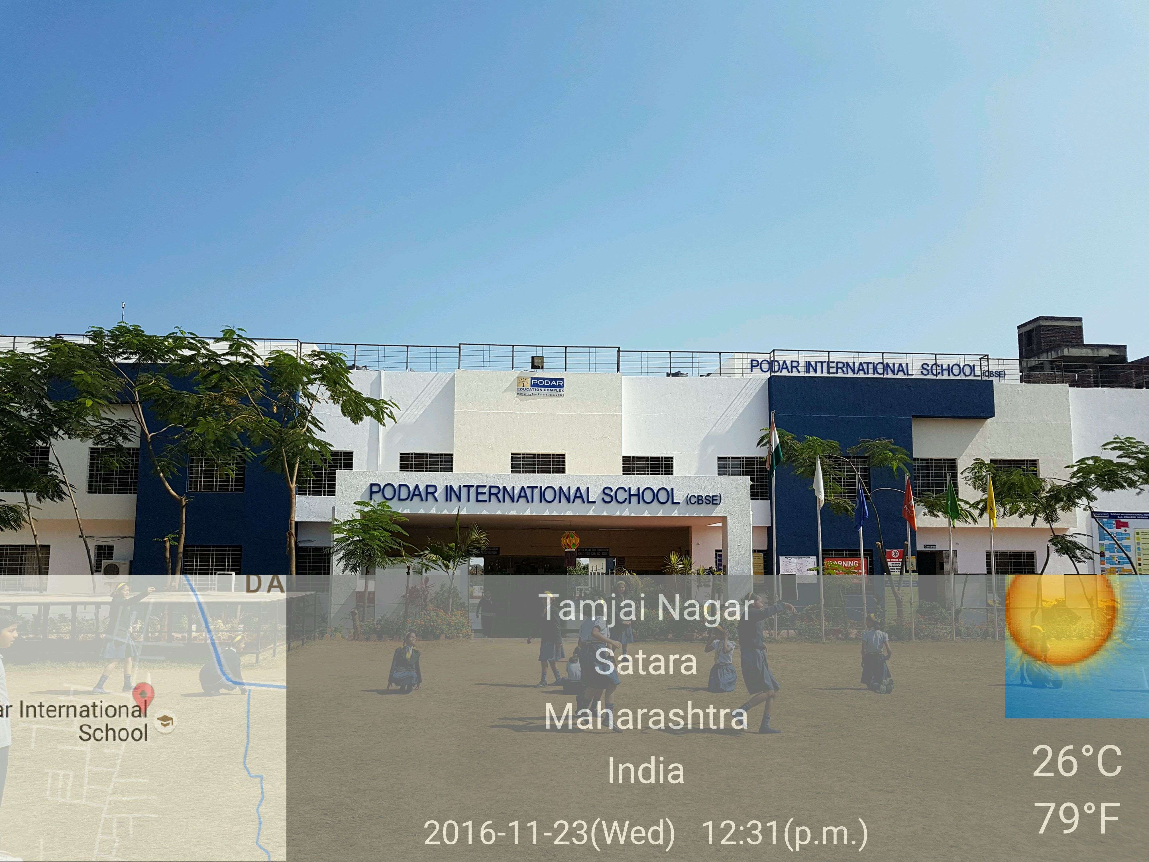 PODAR INTERNATIONAL SCHOOL SATARA 43 1B PANDIT PARK TAMJAI NAGAR KARANJE 1130287