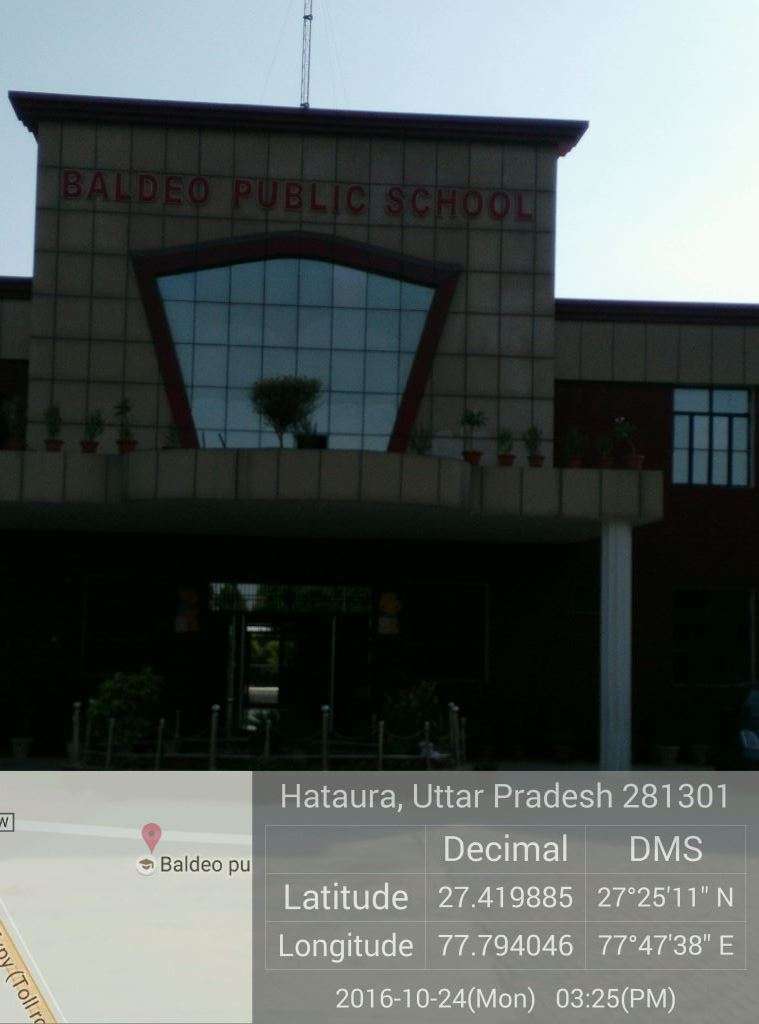 BALDEO PUBLIC SCHOOL KAILASH ROAD BALDEO MATHURA UP 2130785