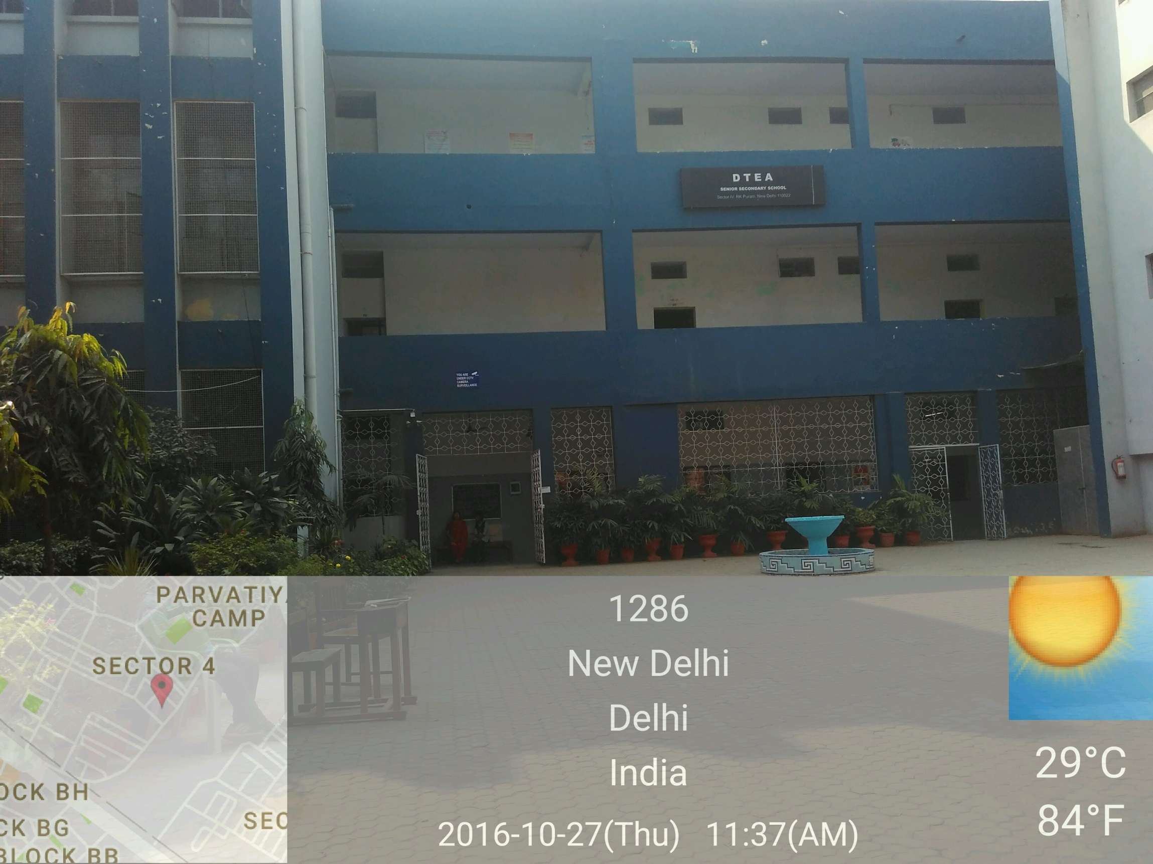 D T E A SR SEC SCHOOL SECTOR 4 R K PURAM NEW DELHI 2774021