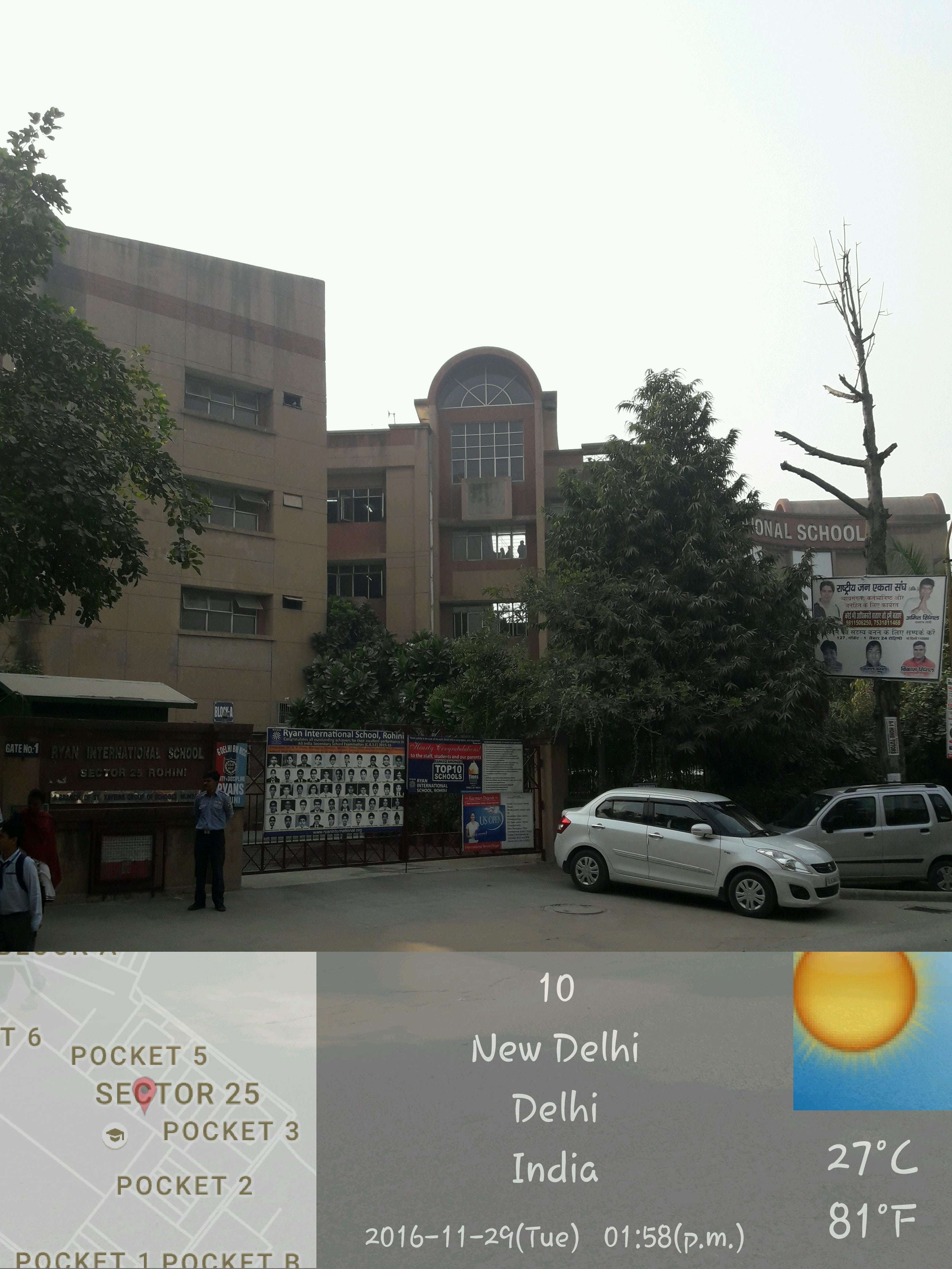 RYAN INTERNATIONAL SECTOR 25 PHASE III ROHINI DELHI 2730310